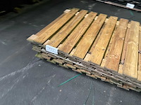 Partij geïmpregneerd grenen tuinschermen 180x90 cm - afbeelding 2 van  8