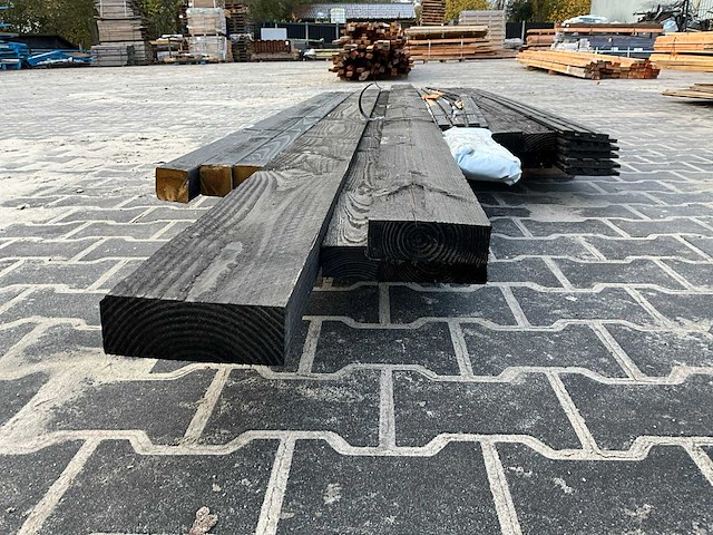 Partij geïmpregneerd tuinhout - afbeelding 4 van  4