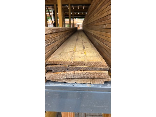 Partij geïmpregneerd tuinhout - afbeelding 5 van  8