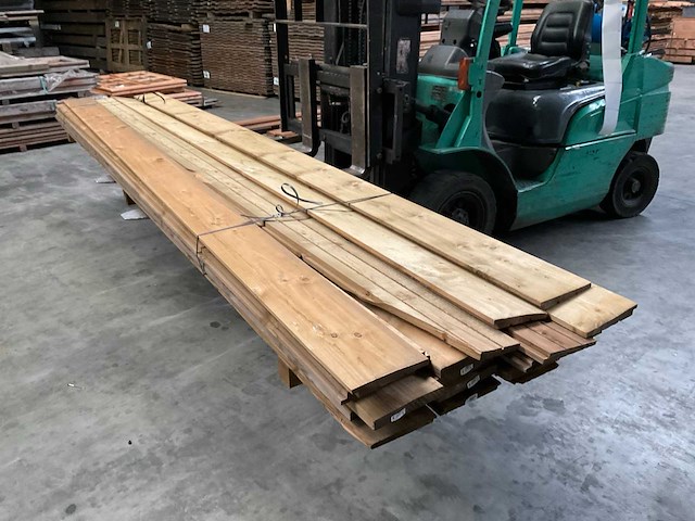 Partij geïmpregneerd vuren tuinplanken 400cm - afbeelding 1 van  6