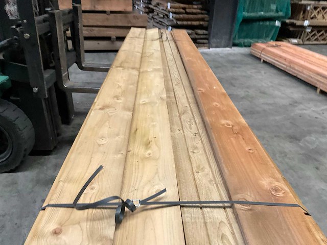 Partij geïmpregneerd vuren tuinplanken 400cm - afbeelding 6 van  6