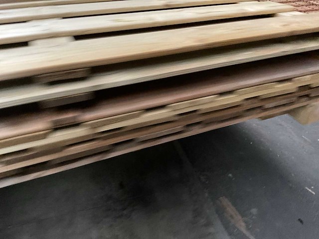 Partij geïmpregneerde grenen tuinscherm 180x180 cm - afbeelding 2 van  14