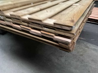 Partij geïmpregneerde grenen tuinscherm 180x180 cm - afbeelding 13 van  14