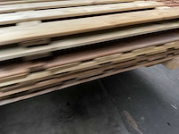 Partij geïmpregneerde grenen tuinscherm 180x180 cm - afbeelding 2 van  14