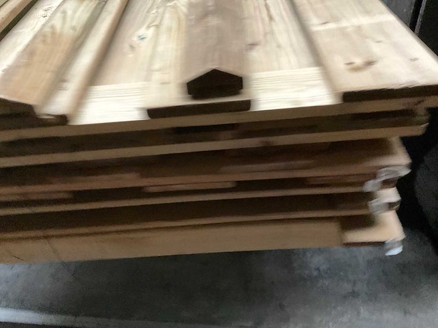 Partij geïmpregneerde grenen tuinscherm 180x180 cm - afbeelding 6 van  14