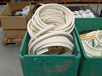 Partij geïsoleerde dubbele koperen koelleidingen, in 3x kunststof palletbox - afbeelding 5 van  12