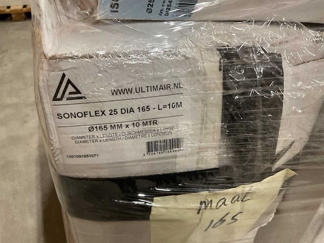 Partij geïsoleerde ventilatieslangen, 9 stuks - afbeelding 2 van  5