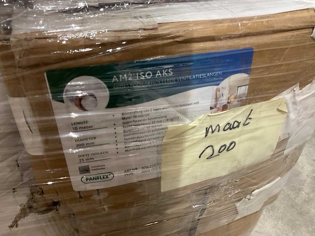 Partij geïsoleerde ventilatieslangen, 9 stuks - afbeelding 3 van  5