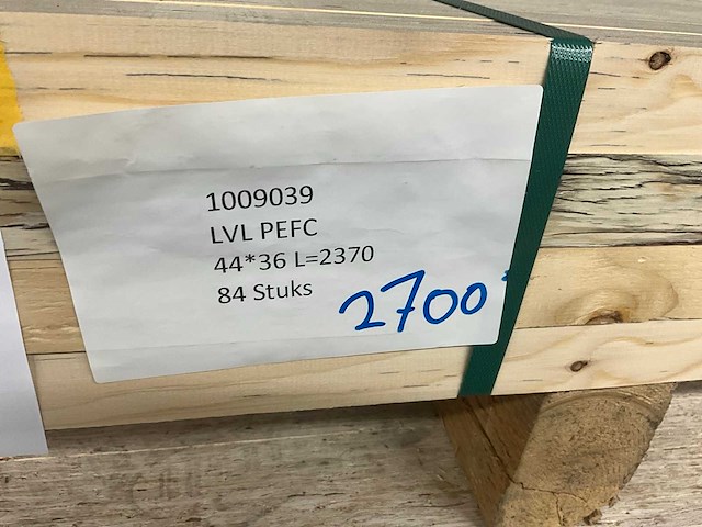 Partij gelamineerde fineerhouten balken - afbeelding 5 van  7