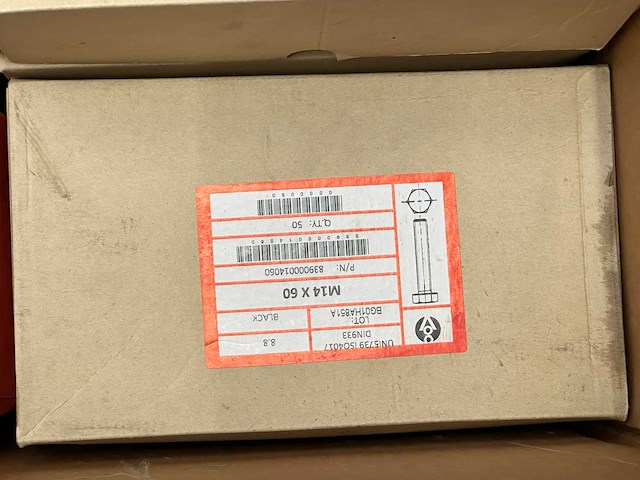 Partij gemengde bevestigingsmaterialenl, bouten, moeren - afbeelding 3 van  6