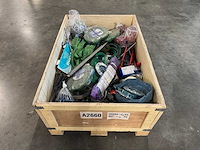 Partij gemengde hijs-/spanmiddelen & werkplaatsmateriaal (149kg) - afbeelding 1 van  9