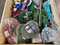 Partij gemengde hijs-/spanmiddelen & werkplaatsmateriaal (149kg) - afbeelding 3 van  9