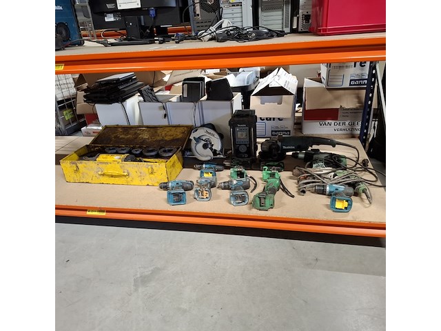 Partij gereedschap, makita, hikoki, hitachi, rems - afbeelding 1 van  13