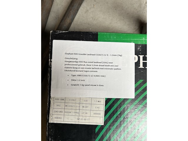 Partij gereedschap w.o. lasmasker, laselektroden o.a. einhell - afbeelding 3 van  13