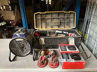 Partij gereedschap w.o. werkplaatskachel, carbon filter w.o. honeywell, einhell - afbeelding 1 van  9