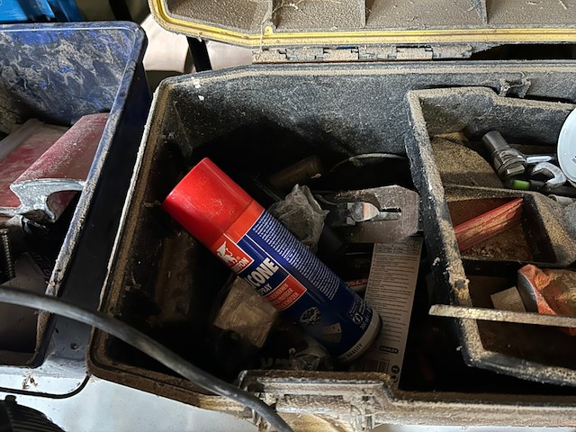 Partij gereedschap w.o. werkplaatskachel, carbon filter w.o. honeywell, einhell - afbeelding 5 van  9