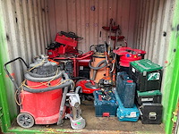 Partij gereedschappen inhoud zeecontainer - afbeelding 1 van  13