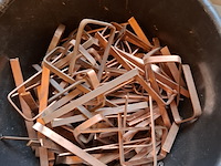 Partij gesmede spijkers met koperen panhaken - afbeelding 3 van  14