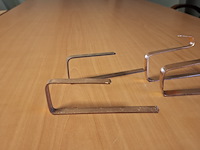 Partij gesmede spijkers met koperen panhaken - afbeelding 13 van  14