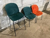 Partij gestoffeerde barkrukken en stoelen - afbeelding 5 van  12