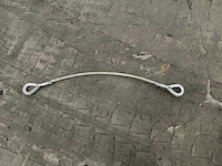 Partij gevlochten staaldraad met kousogen - afbeelding 2 van  3