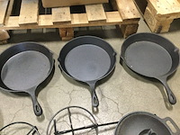 Partij gietijzeren dutch oven pannen el fuego, zwart - afbeelding 3 van  5