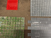 Partij glas mozaïek tegels - 39x pallet - afbeelding 3 van  8