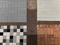 Partij glas mozaïek tegels - 39x pallet