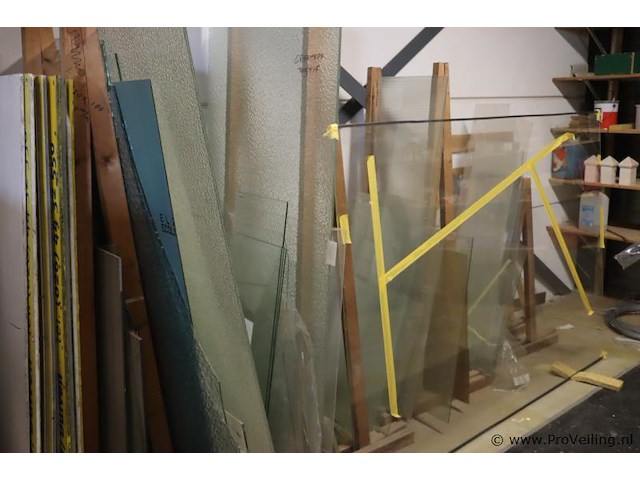 Partij glasplaten - afbeelding 1 van  7
