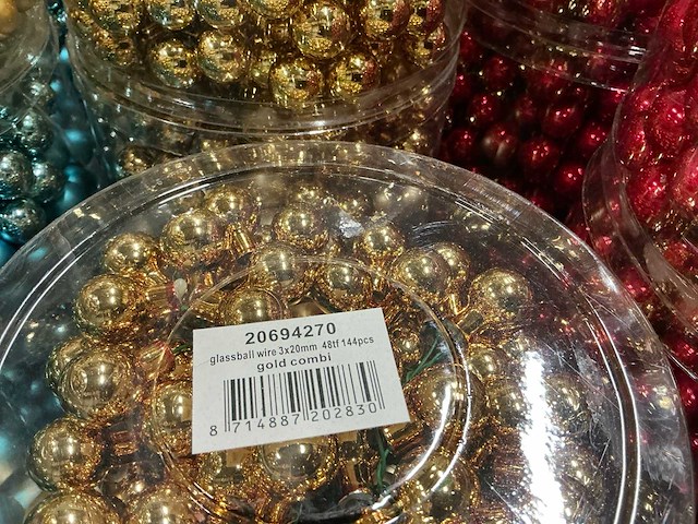 Partij glassball wire 3x20mm 48tf (336 verpakkingen) - afbeelding 15 van  24