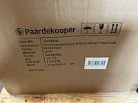Partij glassball wire 3x20mm 48tf brown combi (146 verpakkingen) - afbeelding 2 van  2