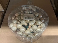 Partij glassball wire 3x20mm 48tf champagne combi (144x) - afbeelding 2 van  4