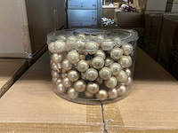 Partij glassball wire 3x20mm 48tf champagne combi (144x) - afbeelding 1 van  3