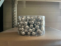 Partij glassball wire 3x20mm 48tf silver shiny (240 verpakkingen) - afbeelding 1 van  4