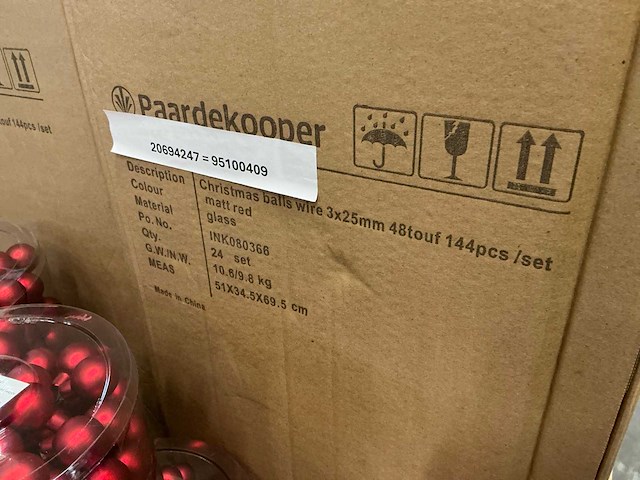 Partij glassball wire 3x25mm 48tf (157 verpakkingen) - afbeelding 4 van  4