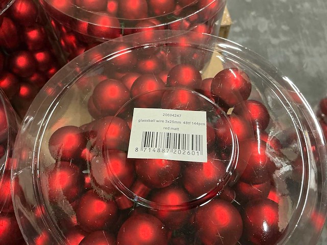 Partij glassball wire 3x25mm 48tf (157 verpakkingen) - afbeelding 1 van  3