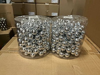 Partij glassball wire 3x25mm 48tf silver shiny (121 verpakkingen) - afbeelding 1 van  4