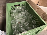 Partij glaswerk en diversen in kratten - afbeelding 2 van  3