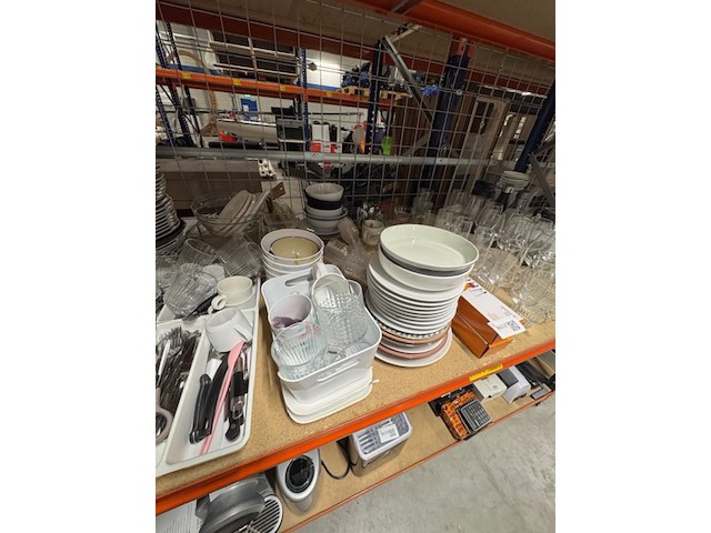 Partij glaswerk en serviesgoed - afbeelding 3 van  6