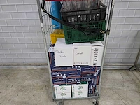 Partij glaswerk zonder rolcontainer