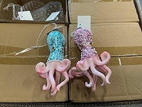 Partij glazen inktvis kerstbal (92x) - afbeelding 1 van  5