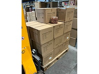 Partij glazen kerstballen 40mm brown combi 36/tube (168 tubes) - afbeelding 2 van  3