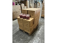 Partij glazen kerstballen 40mm burgundy combi 36/tube (134 tubes) - afbeelding 1 van  2
