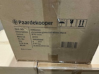 Partij glazen kerstballen 40mm grey combi 36/tube (112 tubes) - afbeelding 4 van  4