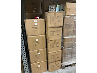 Partij glazen kerstballen 40mm grey combi 36/tube (88 tubes) - afbeelding 3 van  4