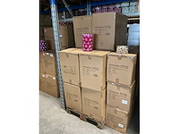 Partij glazen kerstballen 60mm 30/tube (128 tubes) - afbeelding 3 van  4