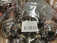 Partij glazen kerstballen 60mm 30/tube (80 tubes) - afbeelding 4 van  10