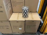 Partij glazen kerstballen 60mm 30/tube (80 tubes) - afbeelding 6 van  10
