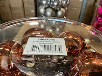 Partij glazen kerstballen 60mm 30/tube (96 tubes) - afbeelding 5 van  16