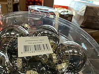 Partij glazen kerstballen 60mm 30/tube (96 tubes) - afbeelding 7 van  16